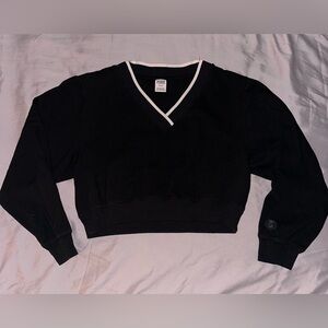 PINK v neck sweatshirt